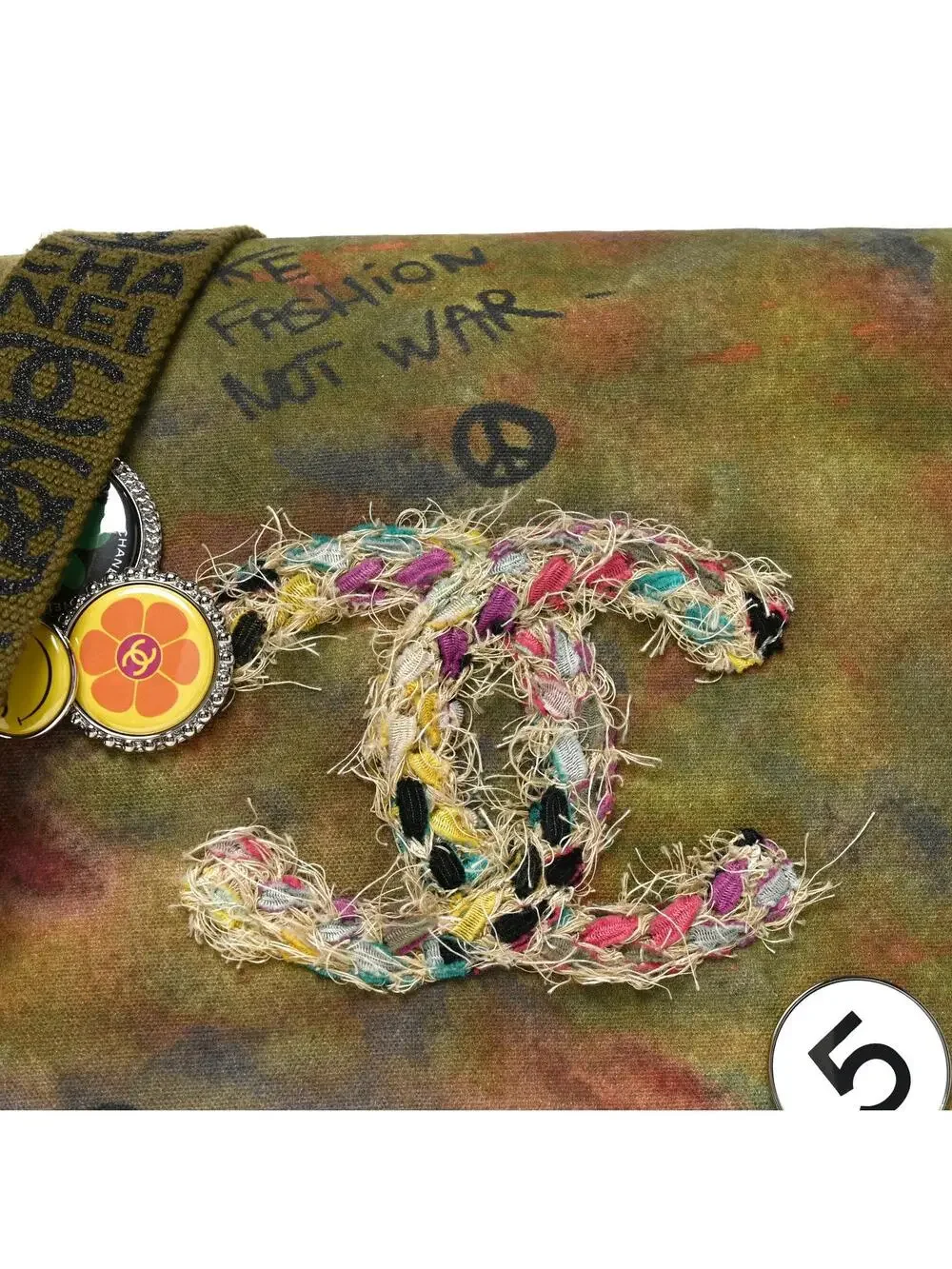Chanel Washed Toile Graffiti On The #286713C13B